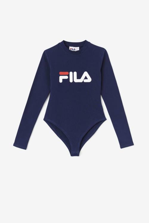 Navy Women\'s Fila Chaya Bodysuit | Fila201WT