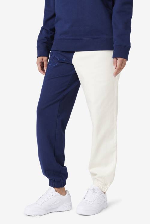 Navy Women's Fila Haven Jogger Pants | Fila653VE