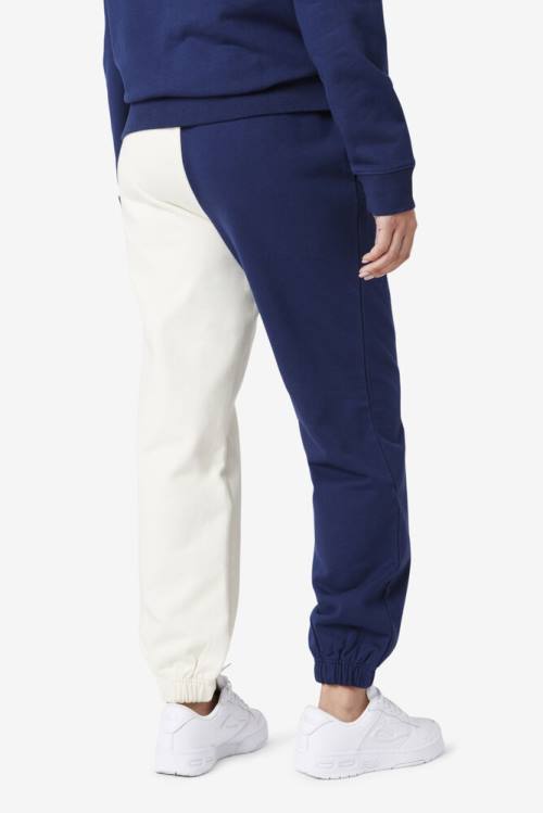 Navy Women's Fila Haven Jogger Pants | Fila653VE