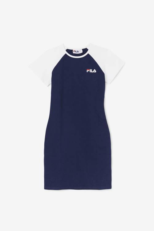 Navy Women\'s Fila Kyra Dress | Fila732RZ