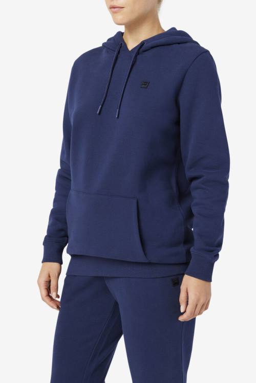 Navy Women's Fila Lylah Hoodie | Fila749AZ