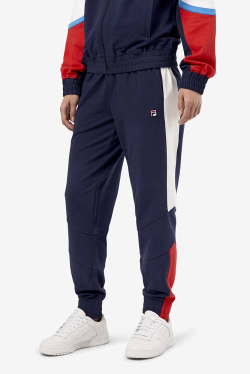 Navy Women's Fila Makayla Jogger Pants | Fila075HX