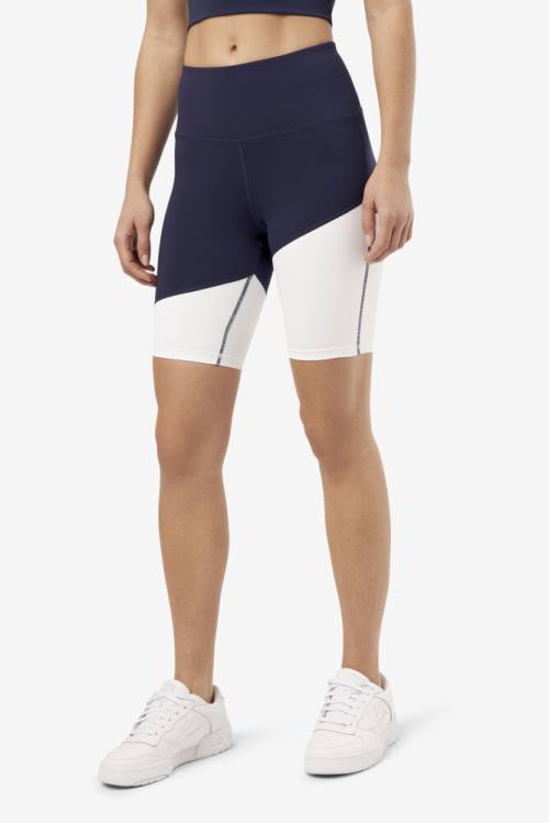 Navy Women's Fila Marley Bike Shorts | Fila124MH