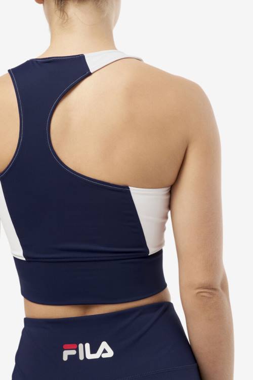 Navy Women's Fila Millie Tank Sports Tops | Fila194QO