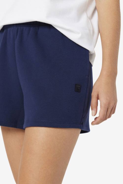 Navy Women's Fila Nalani Shorts | Fila512BS