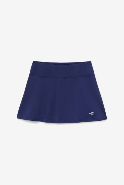 Navy Women\'s Fila Pickleball Flounce Skort Skirts | Fila068WC