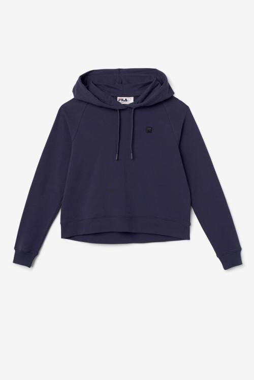 Navy Women\'s Fila Valeria Hoodie | Fila415OR