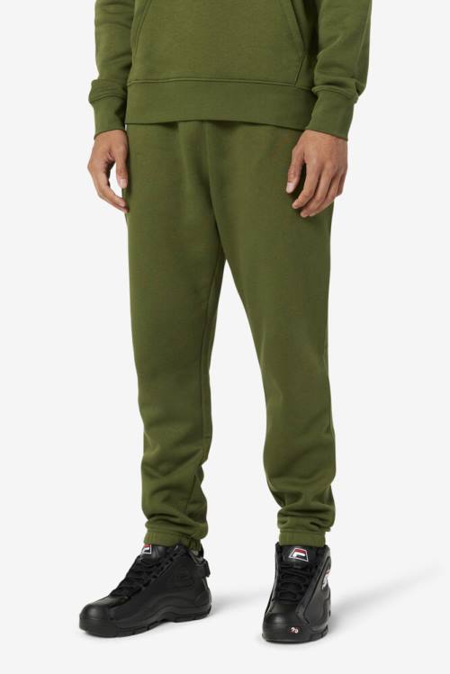 Olive Men's Fila Garin Jogger Pants | Fila537YS