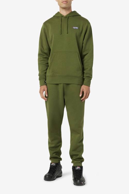 Olive Men's Fila Garin Jogger Pants | Fila537YS