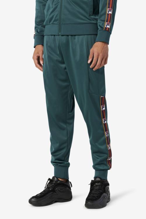 Olive Men's Fila Jaxson Pants | Fila836GS