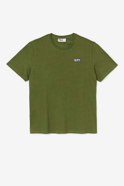 Olive Men\'s Fila Skylar Tee T Shirts | Fila519FY