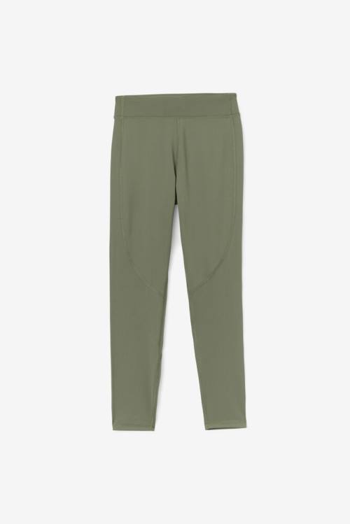 Olive Women\'s Fila Emerie Leggings | Fila506HY