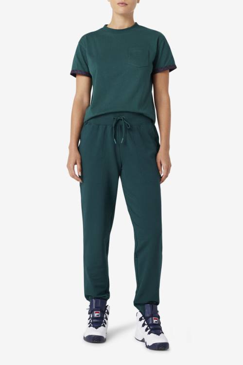 Olive Women's Fila Joelle Jogger Pants | Fila659US