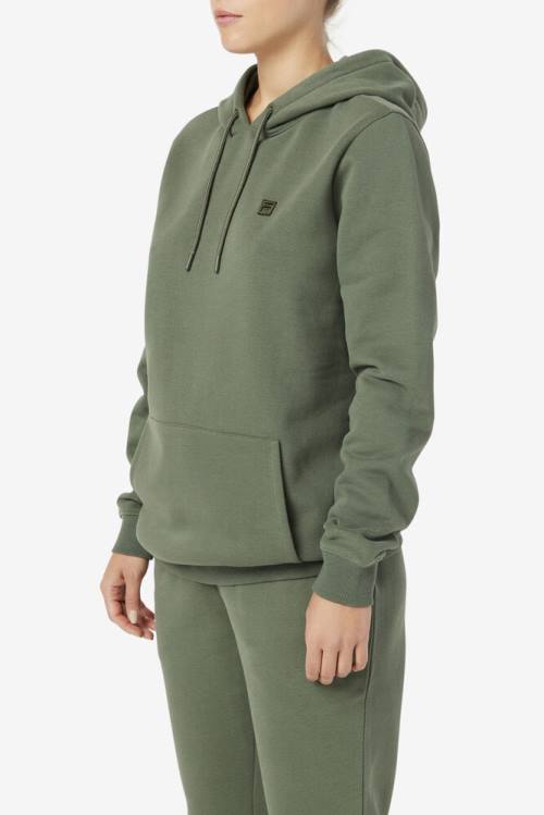 Olive Women's Fila Lylah Hoodie | Fila925QO