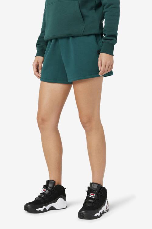 Olive Women's Fila Nalani Shorts | Fila062YR