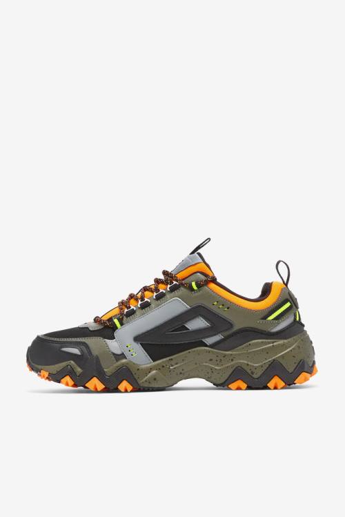 Orange / Black Men's Fila Oakmont TR Sneakers | Fila143KN