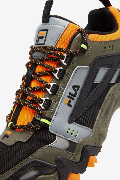 Orange / Black Men's Fila Oakmont TR Sneakers | Fila143KN