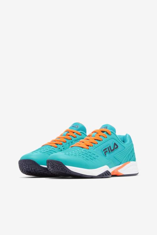 Orange / Blue Women's Fila Axilus 2 Energized Tennis Shoes | Fila356AH