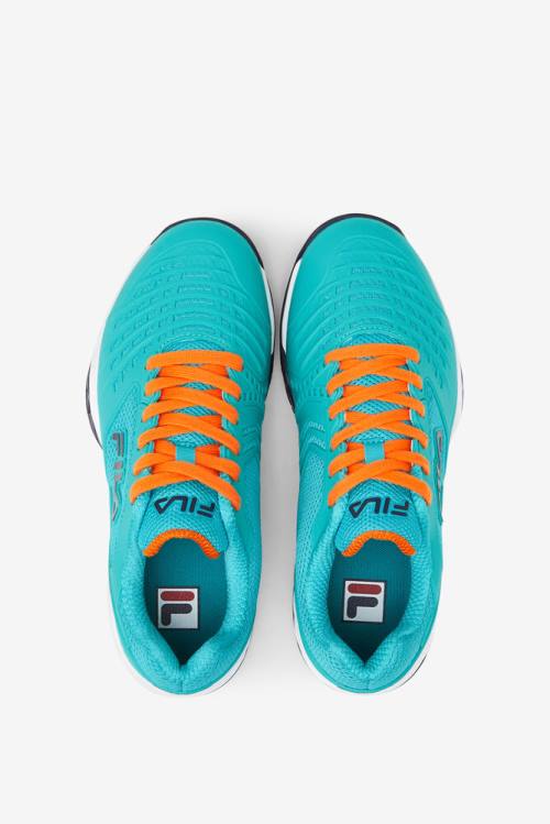 Orange / Blue Women's Fila Axilus 2 Energized Tennis Shoes | Fila356AH