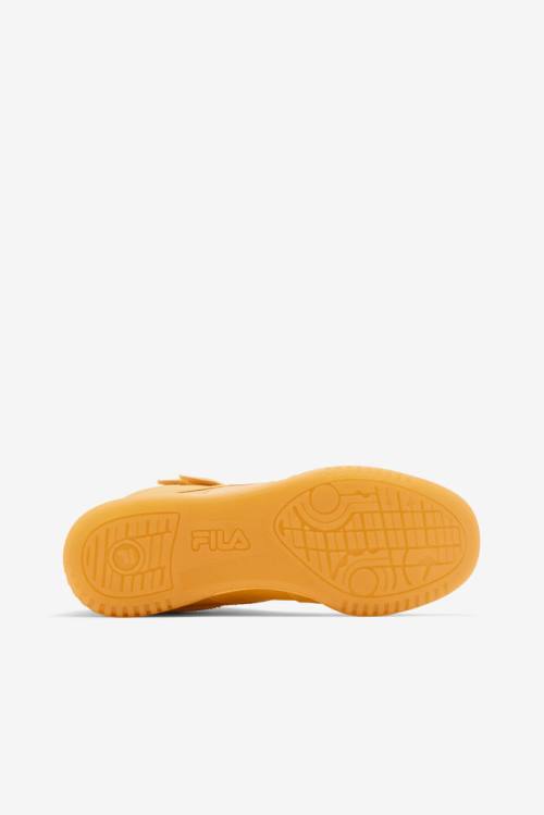 Orange / Orange / Black Women's Fila F-14 Sneakers | Fila483AZ