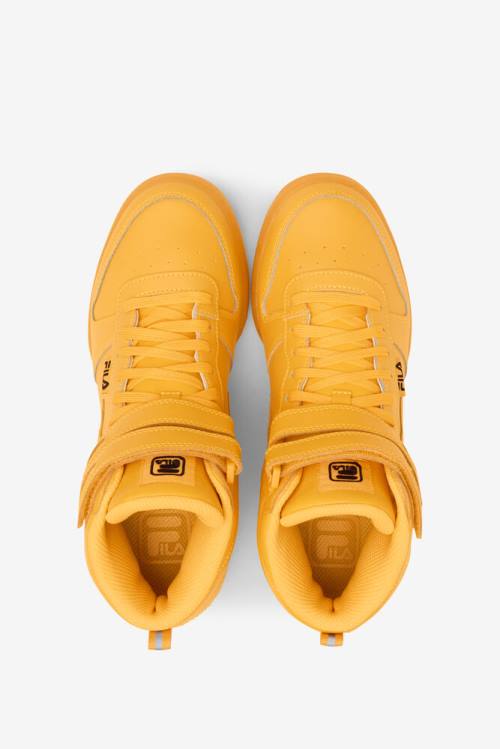 Orange / Orange / Black Women's Fila F-14 Sneakers | Fila483AZ