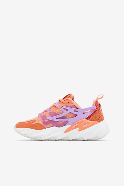 Orange / White Women's Fila Ray Tracer Evo Sneakers | Fila936DT