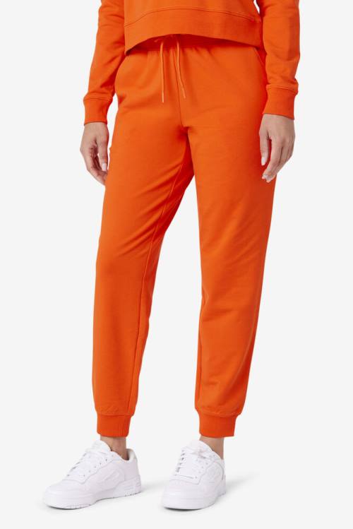 Orange Women's Fila Emersyn Jogger Pants | Fila753JC