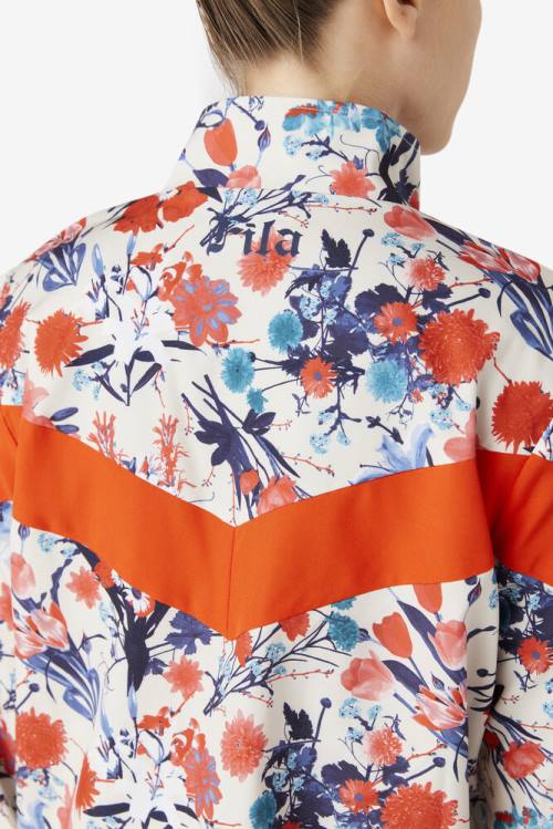 Orange Women's Fila Etha Track Jackets | Fila915LB