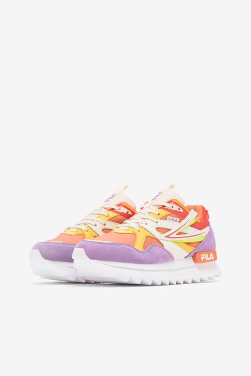 Orange Women's Fila Sandenal Orbit Sneakers | Fila730FO