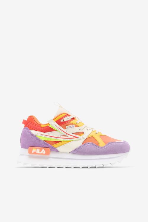 Orange Women\'s Fila Sandenal Orbit Sneakers | Fila730FO