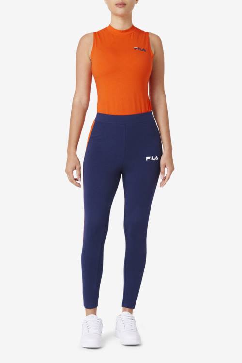 Orange Women's Fila Ximena Bodysuit | Fila132CH