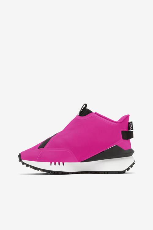 Pink / Black / White Women's Fila Space Runner Sneakers | Fila247HV