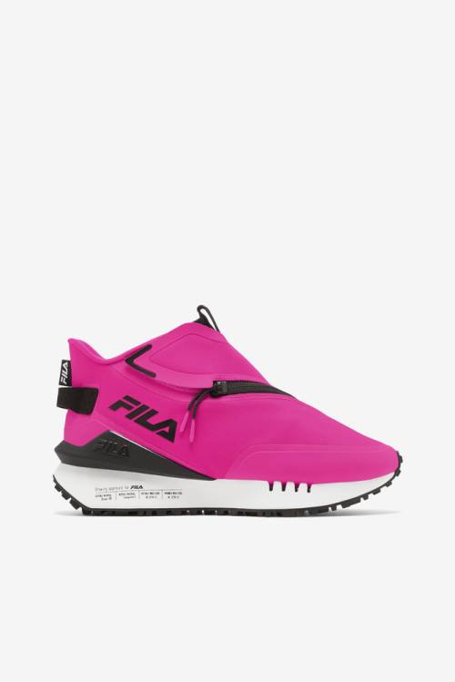 Pink / Black / White Women\'s Fila Space Runner Sneakers | Fila247HV