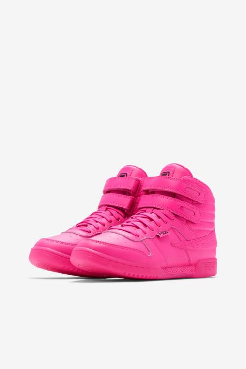 Pink / Black Women's Fila F-14 Sneakers | Fila719RH