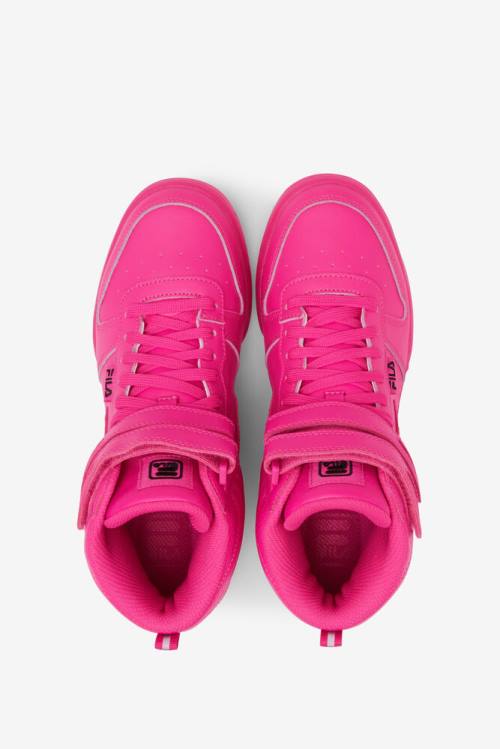 Pink / Black Women's Fila F-14 Sneakers | Fila719RH