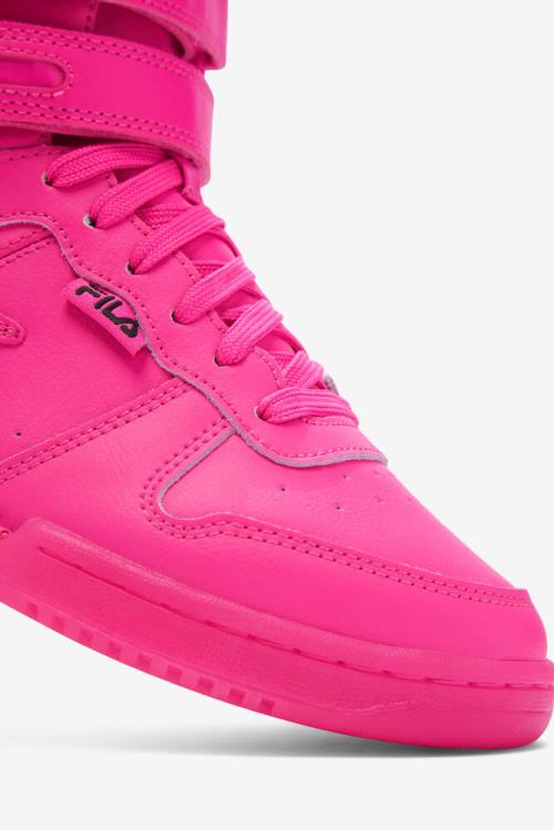 Pink / Black Women's Fila F-14 Sneakers | Fila719RH