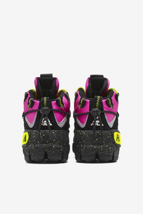 Pink / Black / Yellow Women's Fila Grant Hill 1 X Trailpacer Boots | Fila310RV