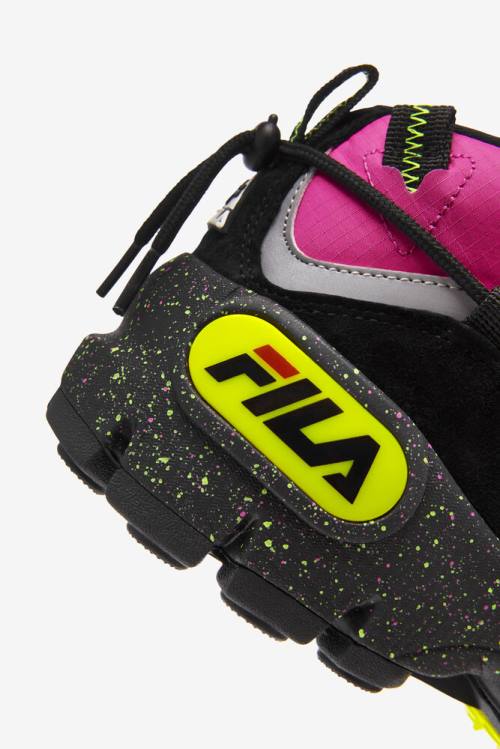 Pink / Black / Yellow Women's Fila Grant Hill 1 X Trailpacer Boots | Fila310RV