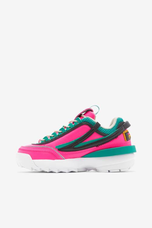 Pink / Gold Women's Fila Disruptor 2 Exp Sneakers | Fila570AG