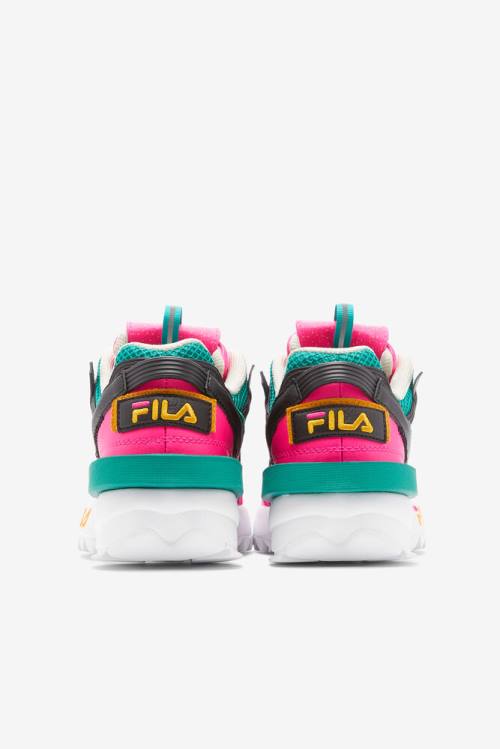 Pink / Gold Women's Fila Disruptor 2 Exp Sneakers | Fila570AG