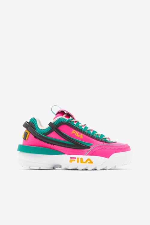 Pink / Gold Women\'s Fila Disruptor 2 Exp Sneakers | Fila570AG