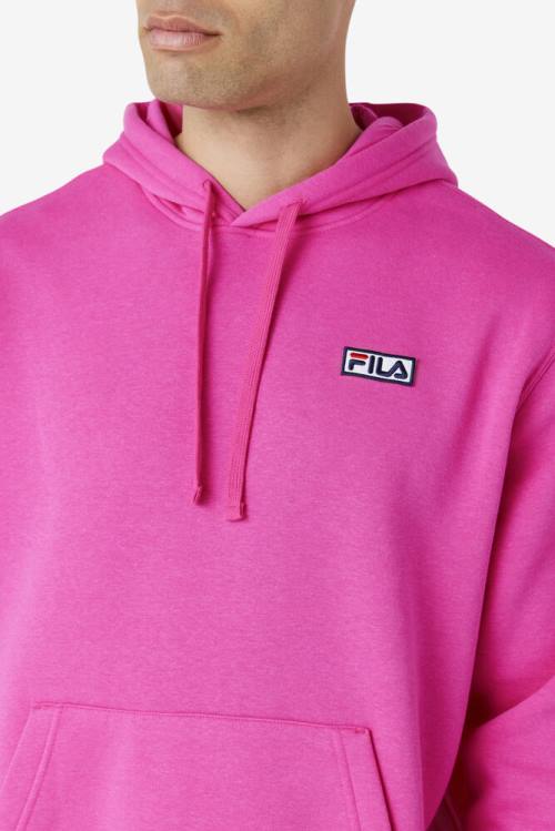 Pink Men's Fila Algot Hoodie | Fila489JL