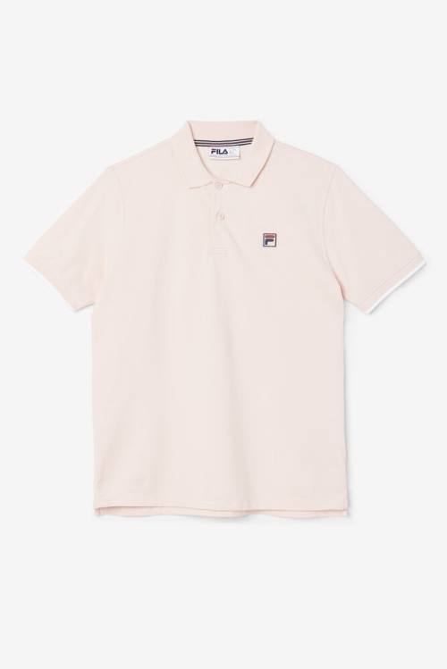 Pink Men\'s Fila Custom Polo | Fila569PB