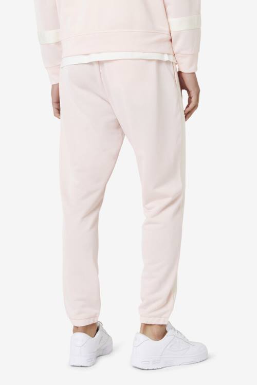 Pink Men's Fila Renzo Pants | Fila796KJ