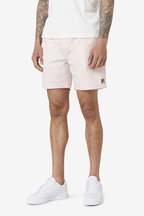 Pink Men's Fila Venter Shorts | Fila602BV