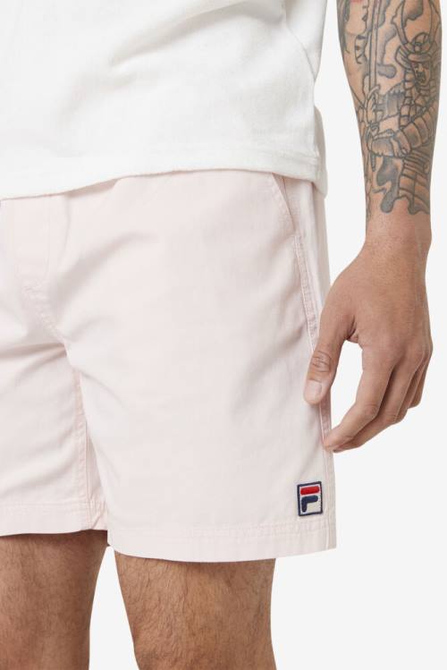 Pink Men's Fila Venter Shorts | Fila602BV