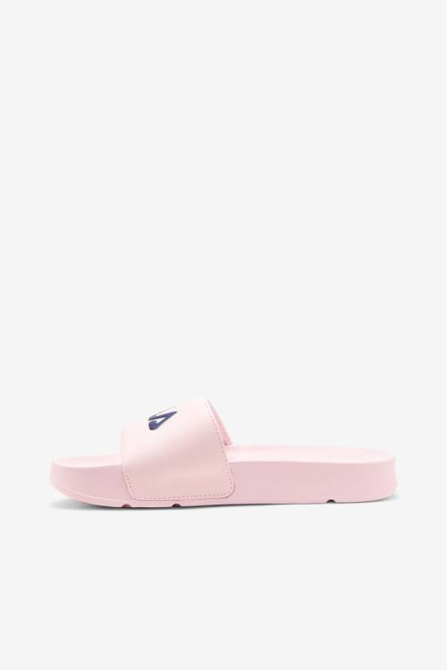 Pink / Navy / Red Women's Fila Drifter Slides | Fila584TY