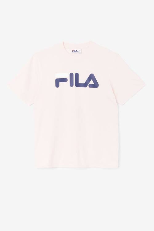 Pink / Navy / White Men\'s Fila Eagle Tee T Shirts | Fila689AF