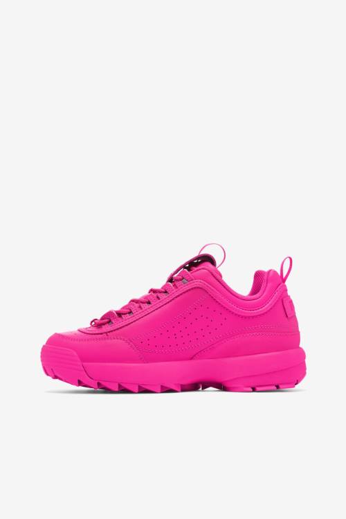 Pink / Pink Women's Fila Disruptor 2 Premium Sneakers | Fila837YC