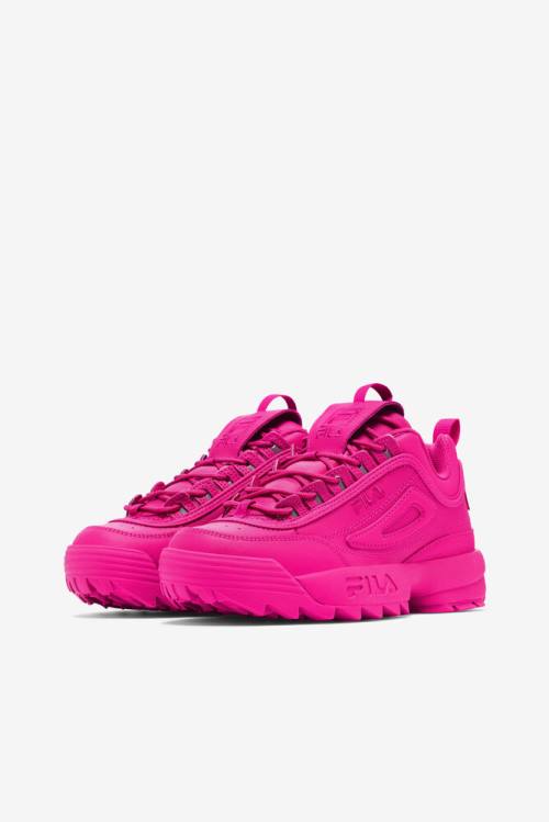 Pink / Pink Women's Fila Disruptor 2 Premium Sneakers | Fila837YC